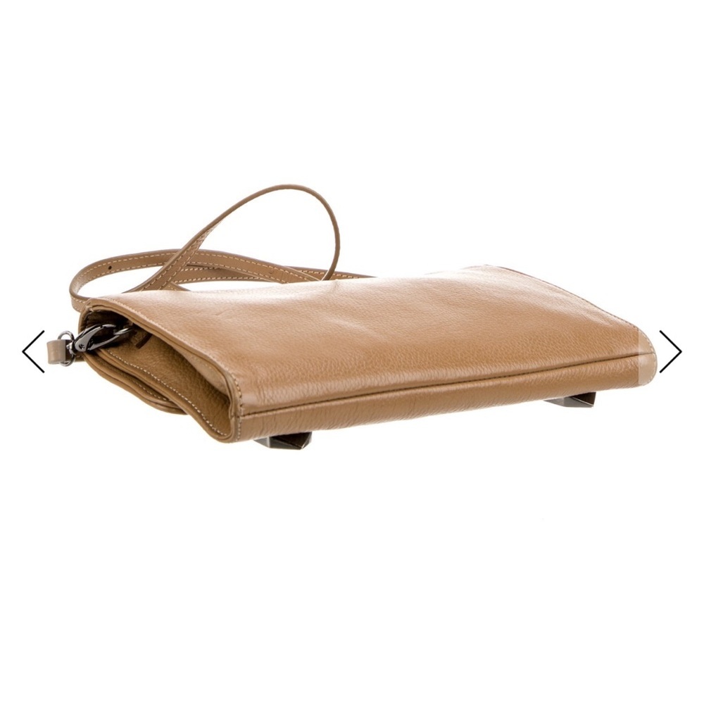 Mulberry Leather Crossbody in tan. - Picture 5 of 7